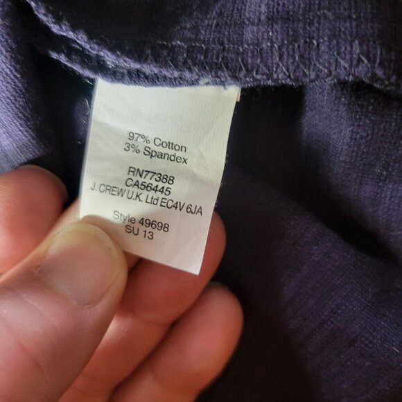 Madewell Keynote Ponte Professional Sleeveless Cotton Blend Navy Dress Size M - Picture 3 of 6